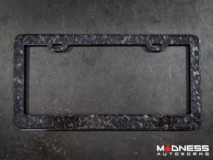 License Plate Frame - 100% Forged Carbon Fiber